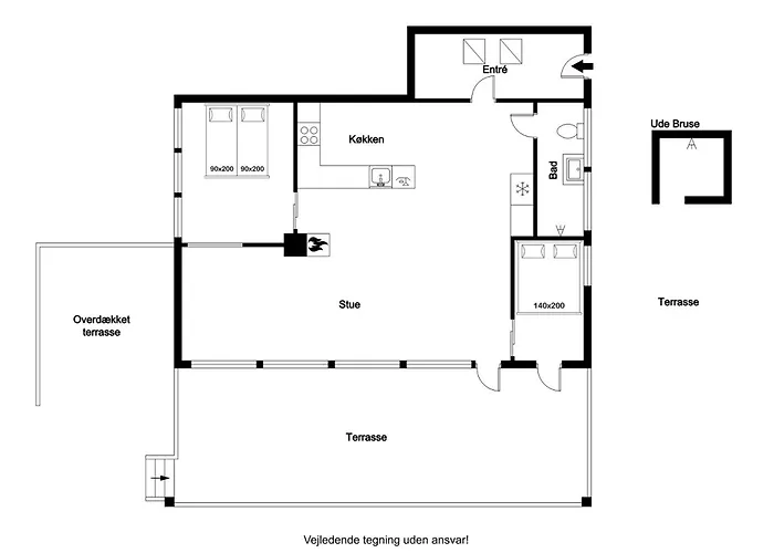 Lovely With Panoramic View Of The Fjord Ferienhaus *